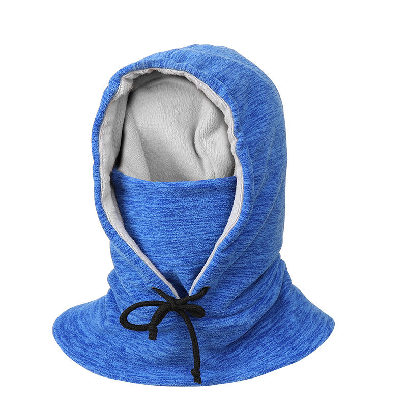 Winter Cycling Cap - Windproof Thickened Pullover Hat With Cold-Proof Scarf For Men Women