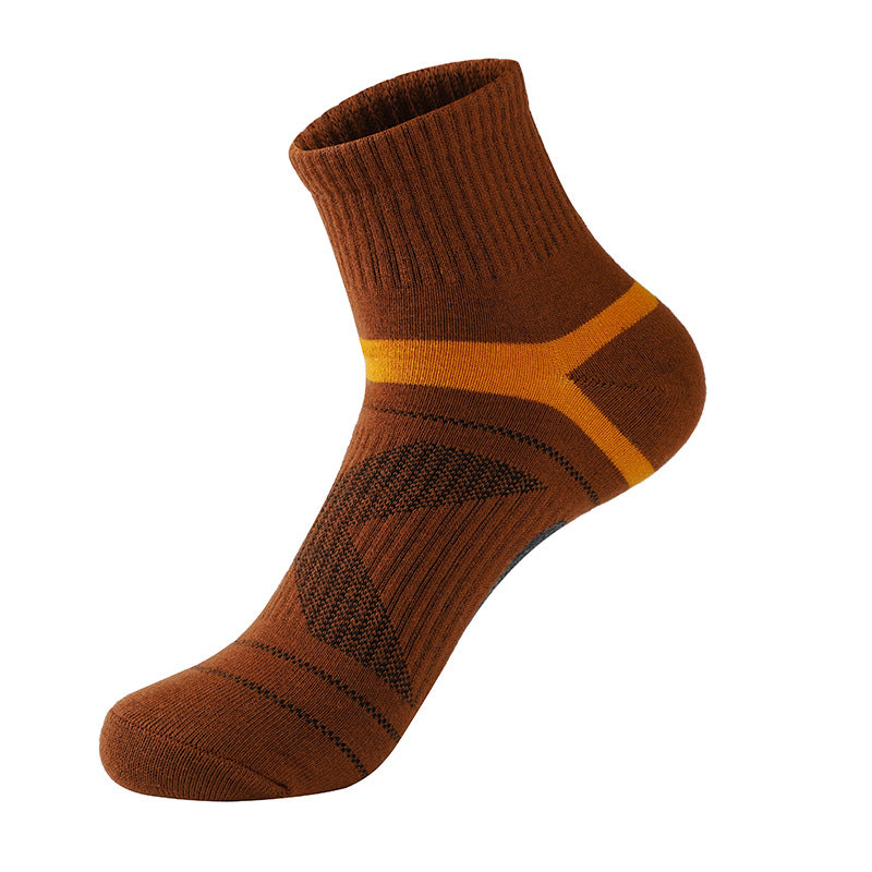 Basketball Socks | Breathable Cotton Sports Socks | Warm Winter Jacquard Design