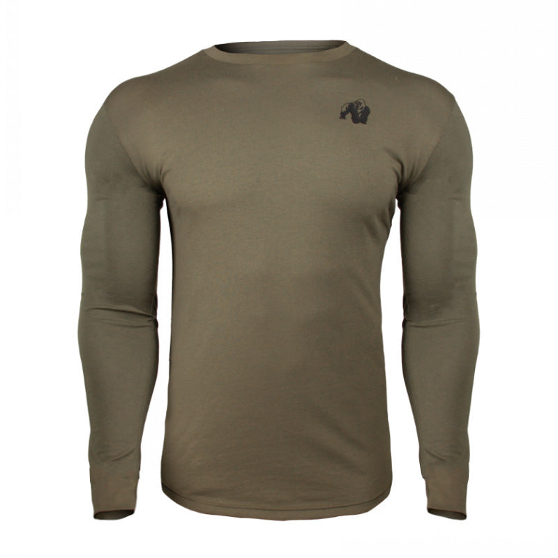 Long Sleeve T-Shirt - Men's Sports Shirt Cotton Thin Athletic Tee