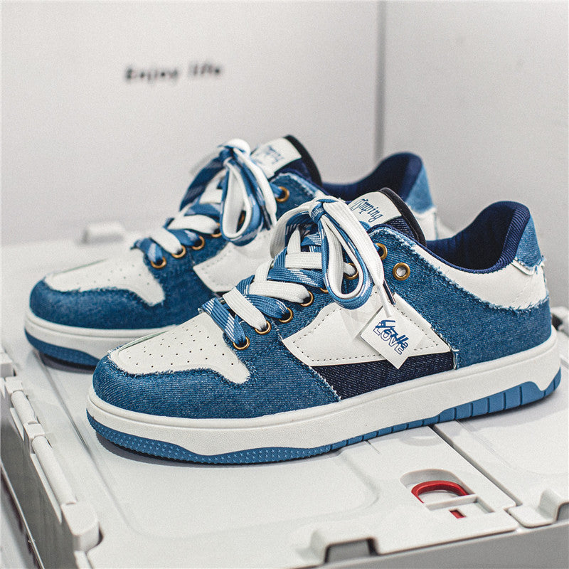 Men's Casual Board Shoes | Breathable Low Top Platform Sneakers