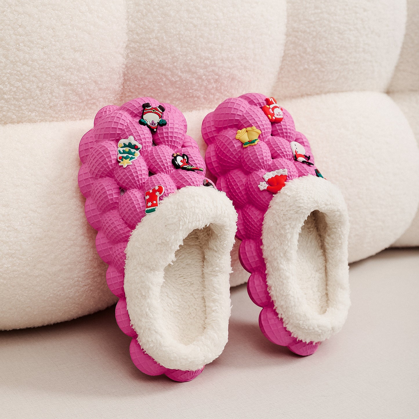 Winter Hole Shoes | EVA Slippers With Warm Toe Holders & Hollow Out Design