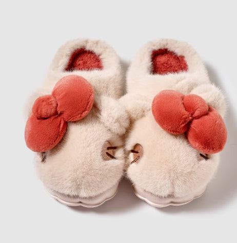 Plush Slippers – Warm Indoor Slippers With Soft Artificial Insoles