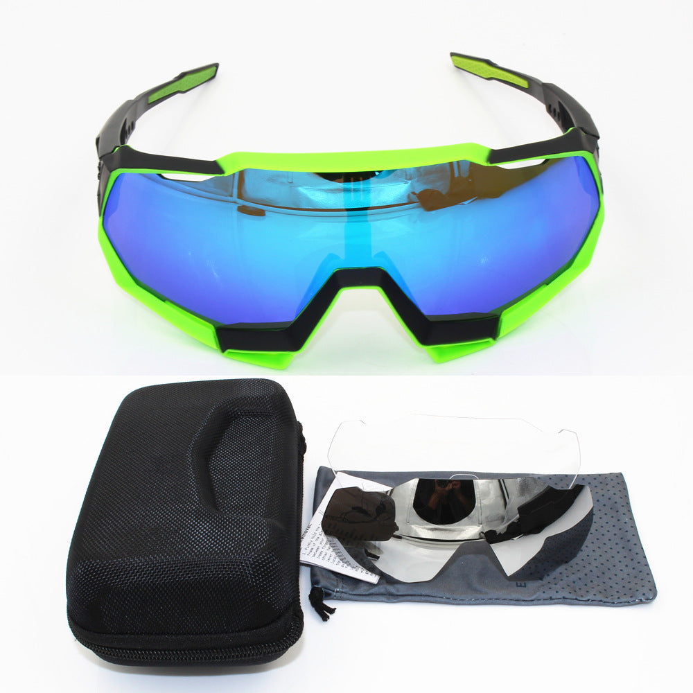 Bicycle Riding Glasses – Lightweight Sports Sunglasses With Interchangeable Lenses