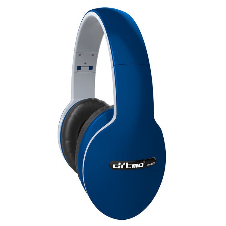 Blue dt emo DM-6200 over-ear headphones with cushioned ear pads and adjustable headband