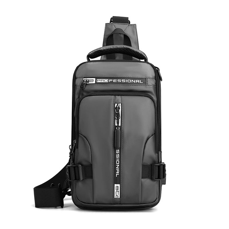 Men Crossbody Bag - Multifunctional Waterproof Backpack With Mobile Phone Pocket