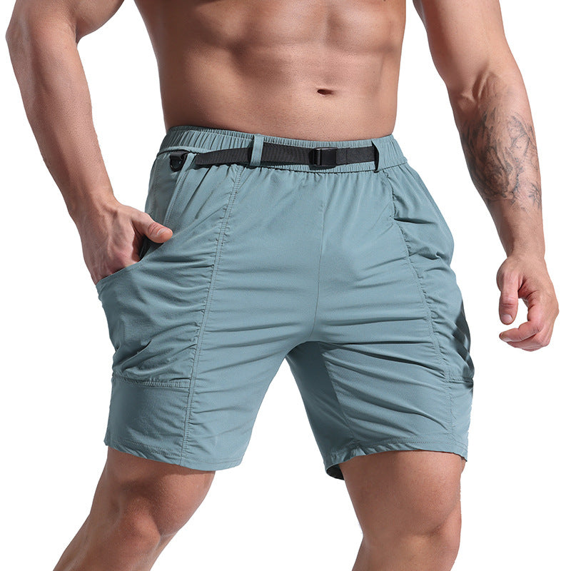 Athletic Shorts Men | Men's Cargo Shorts With Elastic Waistband & Pockets