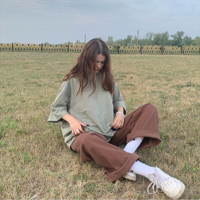 Brown Jeans | Retro Denim Pants | High Waist Straight Leg Trousers