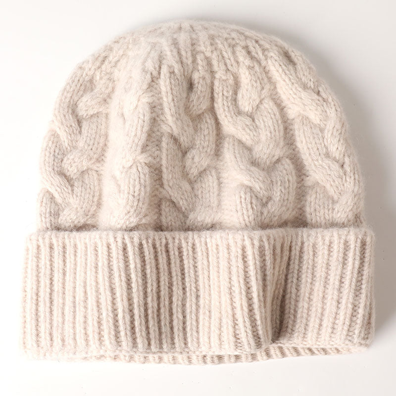 Woolen Winter Cap – Warm Thick Wool Hat With Cold Proof Ear Protection