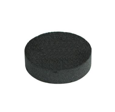 Round black charcoal filter foam for air purifiers or ventilation systems