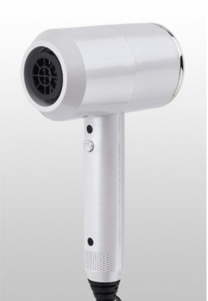 White Trendoligy hotel hammer hair dryer 1800W with ergonomic handle and air vents
