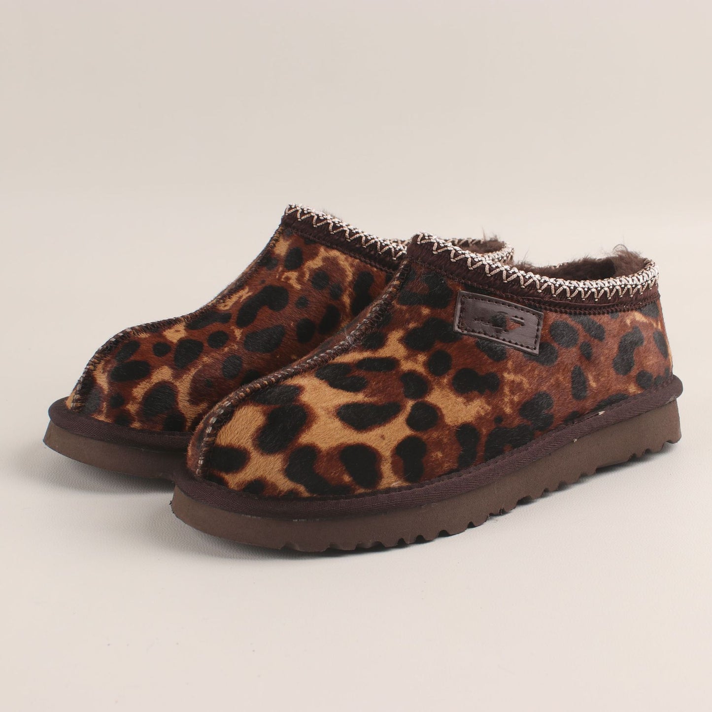 Women's Leather Shoes | Plus Size Warm Footwear | Genuine Cowhide Flat Heel