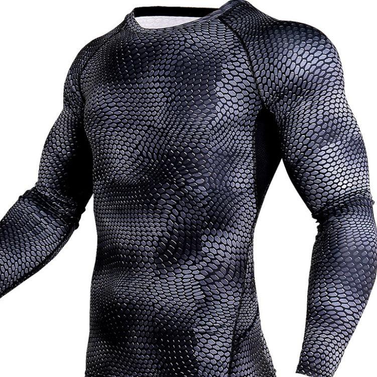 Men Gym Running Shirt | Quick Dry Compression Workout Tee | Breathable Fitness Top