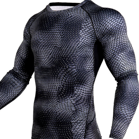 Men Gym Running Shirt | Quick Dry Compression Workout Tee | Breathable Fitness Top
