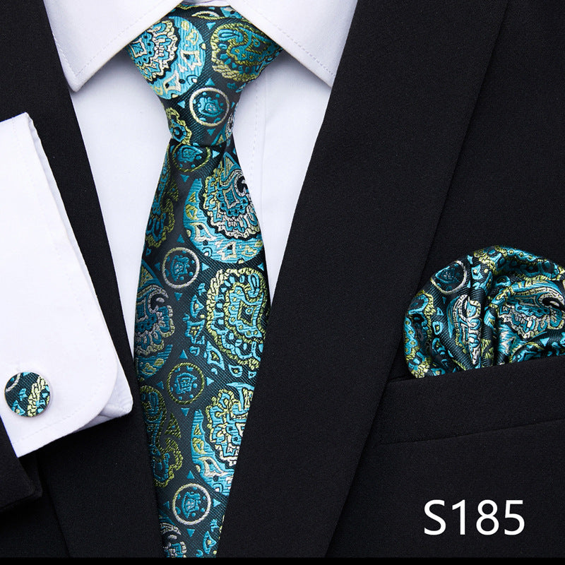 Men's Patterned Ties | European Style Neckwear Set With Silk Patterns
