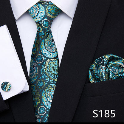 Men's Patterned Ties | European Style Neckwear Set With Silk Patterns