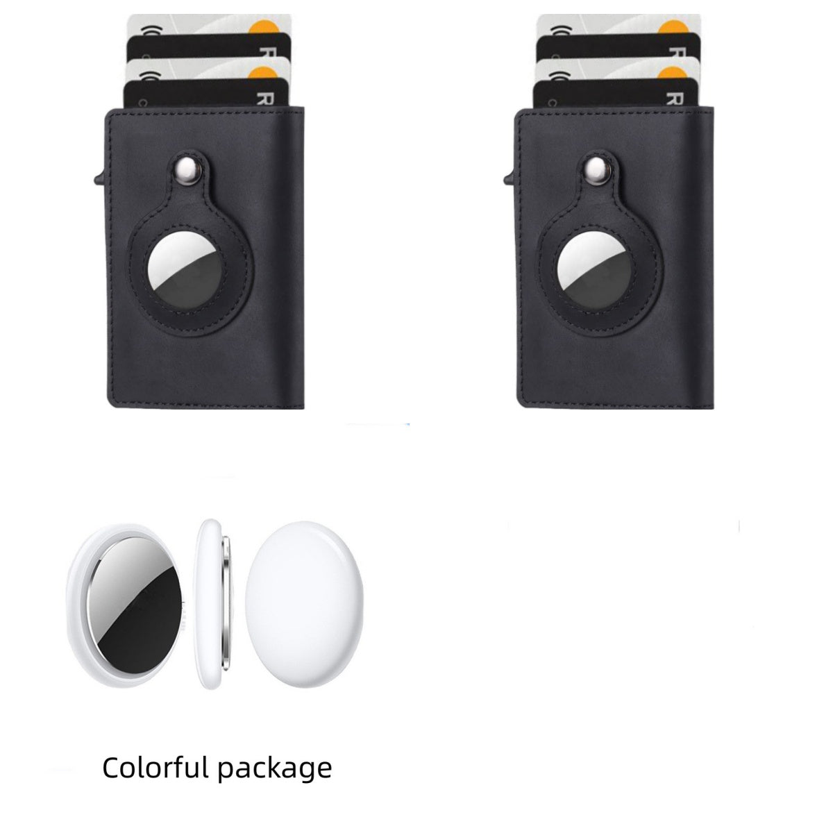 Leather Slim Wallet | RFID Card Holder & Anti Theft Bullet Card Bag for Men