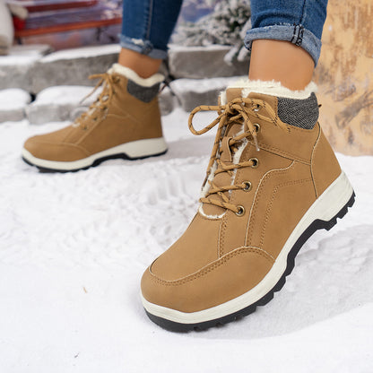 Women's Suede Boots | Warm Winter Footwear With Non Slip Rubber Sole