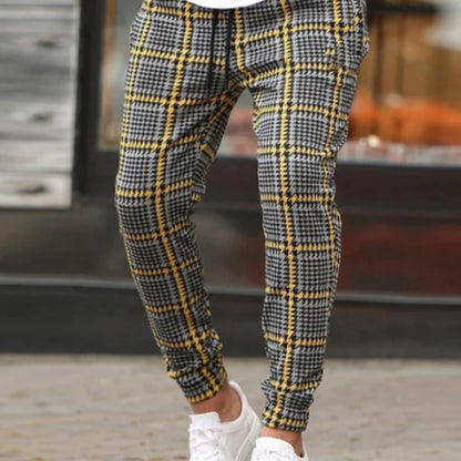 Men Black Trousers | High Waist Straight Leg Pants | Comfortable Autumn Pocket Shorts