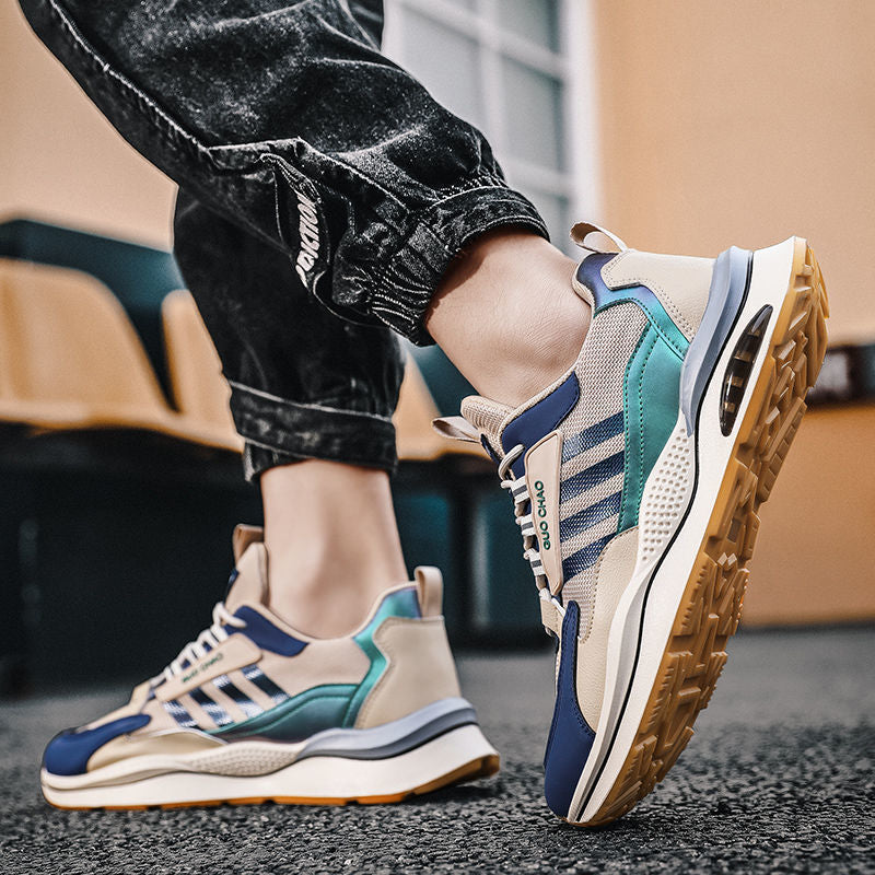 Casual Sneakers Men – Lightweight Breathable Mesh Shoes With Air Cushion Soles