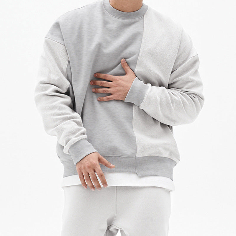 Men's Loose Pullover Round Neck Sweater | Cotton Blend | Comfortable Fit