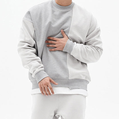 Men's Loose Pullover Round Neck Sweater | Cotton Blend | Comfortable Fit