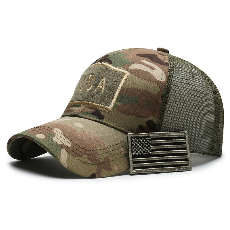 Camouflage Baseball Hat – Adjustable Camo Cap With Breathable Sunshade