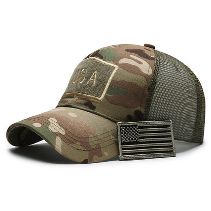 Camouflage Baseball Hat – Adjustable Camo Cap With Breathable Sunshade