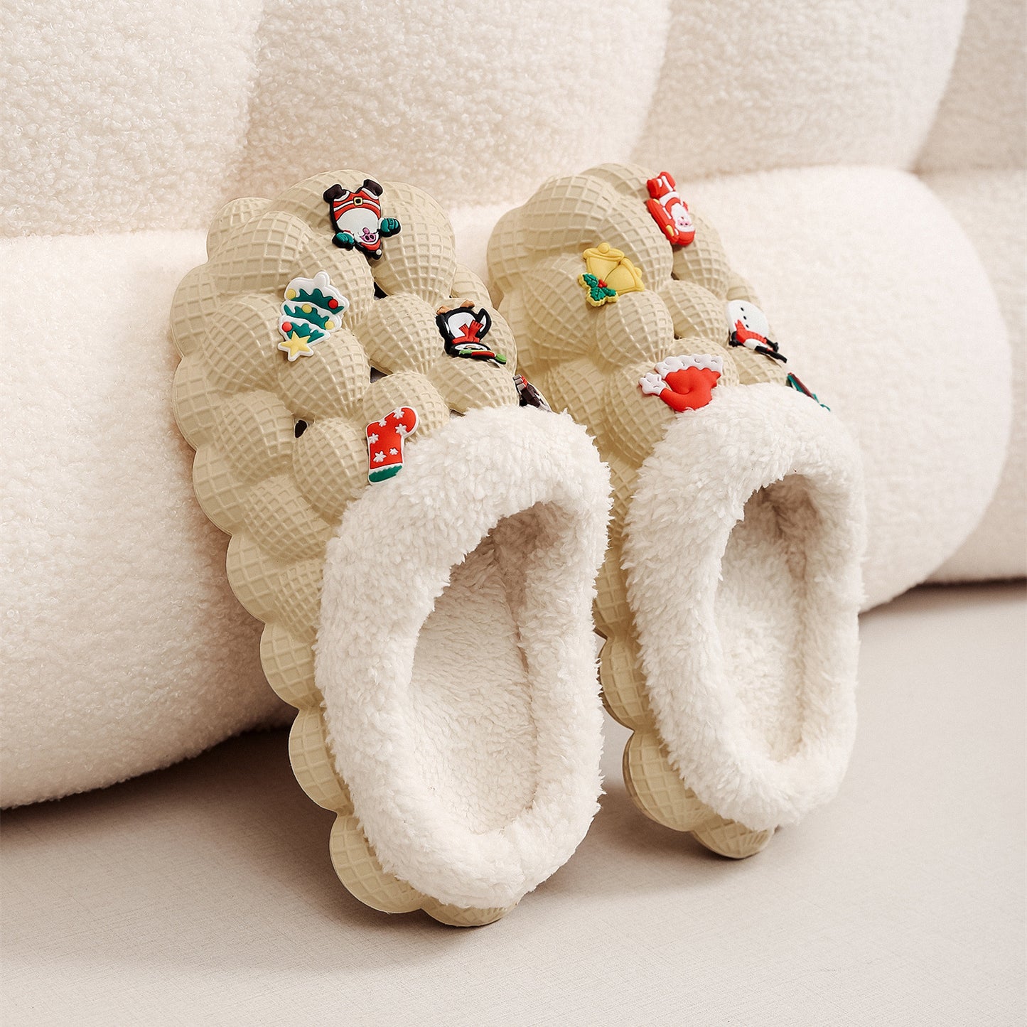 Winter Hole Shoes | EVA Slippers With Warm Toe Holders & Hollow Out Design