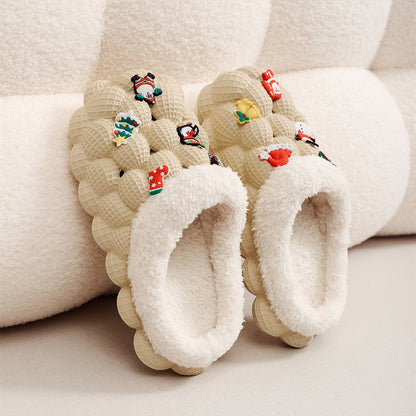 Winter Hole Shoes | EVA Slippers With Warm Toe Holders & Hollow Out Design