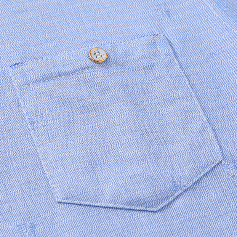 Men's Long Sleeve Shirt - Casual Polyester Pullover Top With Lapel Collar