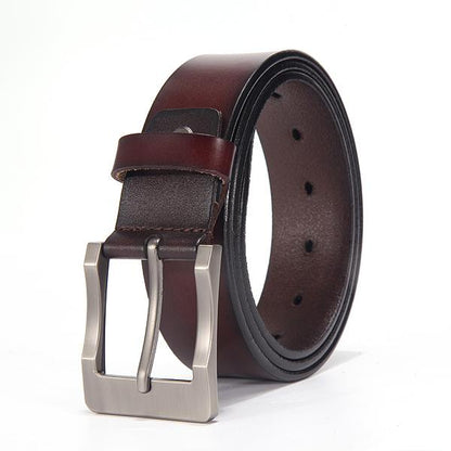 Genuine Leather Belts – Men’s Classic Luxury Belt With Durable Strap