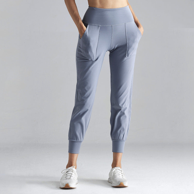 Fitness Capri Pants | Breathable Polyester Blend Fabric | Slim Fit Yoga Leggings