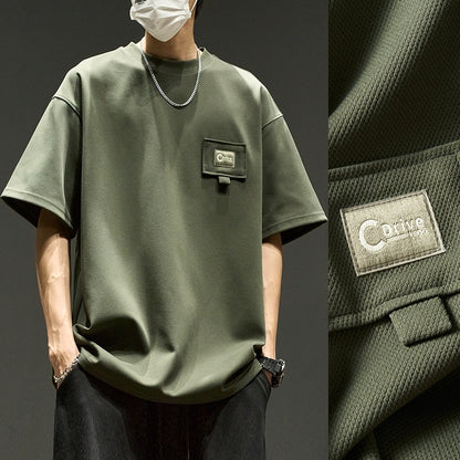 Men's Summer Shirt - Lightweight Short Sleeve Casual Top With Non Ironing Fabric