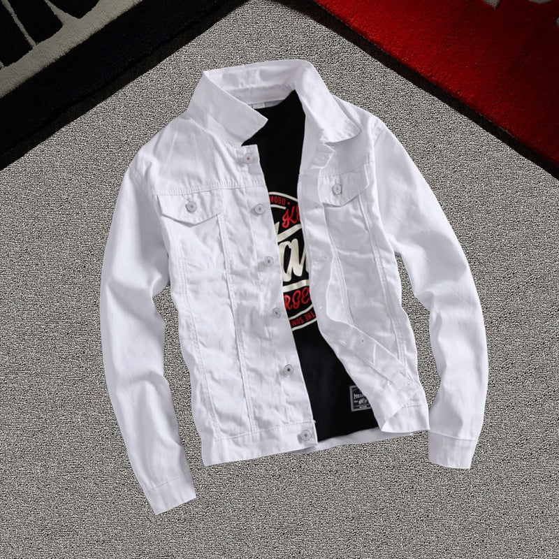 Denim Jacket Men | Lightweight Vinylon Fabric Casual Outerwear Coat