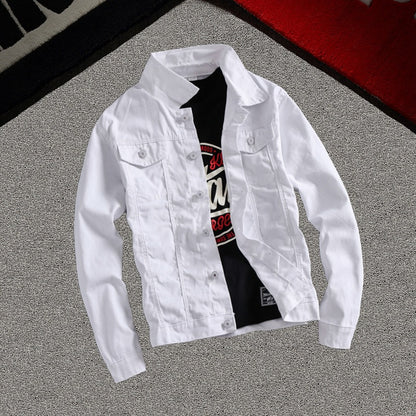 Denim Jacket Men | Lightweight Vinylon Fabric Casual Outerwear Coat