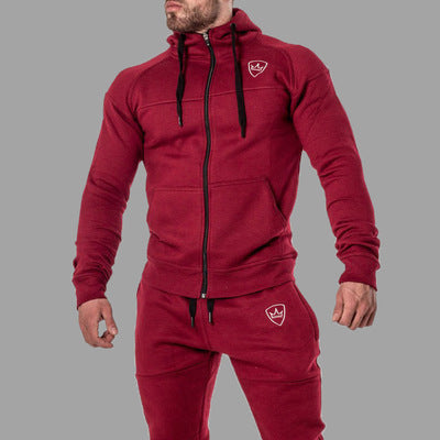 Sport Suit – Breathable Cotton Athletic Wear Patterned Sportswear Set