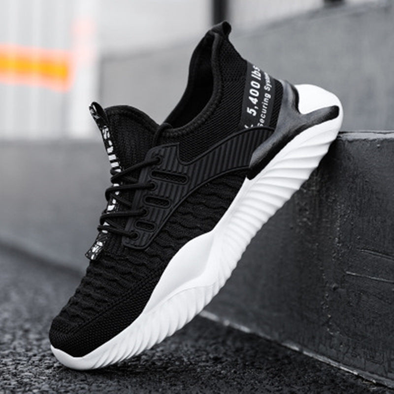 Casual Breathable Sneakers | Lightweight Flyknit Outdoor Student Shoes