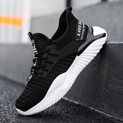 Casual Breathable Sneakers | Lightweight Flyknit Outdoor Student Shoes