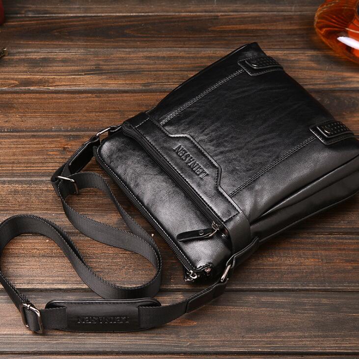 Men Messenger Bags | Soft Polyester Lining | Zipper Closure Shoulder Bag