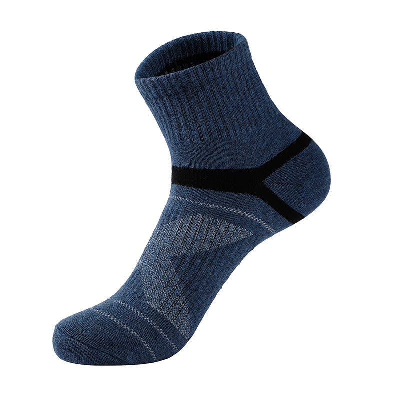 Basketball Socks | Breathable Cotton Sports Socks | Warm Winter Jacquard Design
