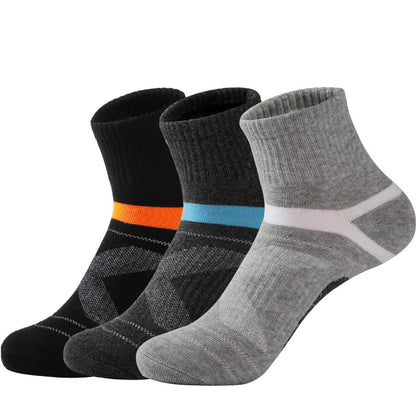 Basketball Socks | Breathable Cotton Sports Socks | Warm Winter Jacquard Design