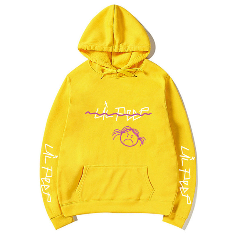 Lil Peep Hoodies - Graphic Hooded Sweatshirt | Loose Fit Pullover Fleece