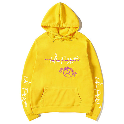Lil Peep Hoodies - Graphic Hooded Sweatshirt | Loose Fit Pullover Fleece