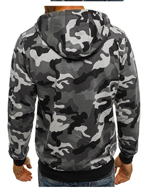 Camouflage Cardigan Hoodies | Lightweight Camo Knitwear For Men & Women