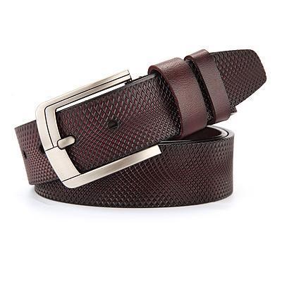 Genuine Leather Belts – Men’s Classic Luxury Belt With Durable Strap