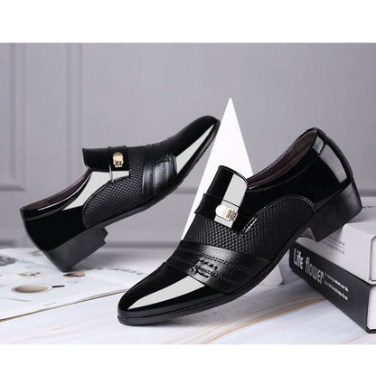 Men's Leather Shoes | Stylish Pointed Toe Casual Footwear With Rubber Sole
