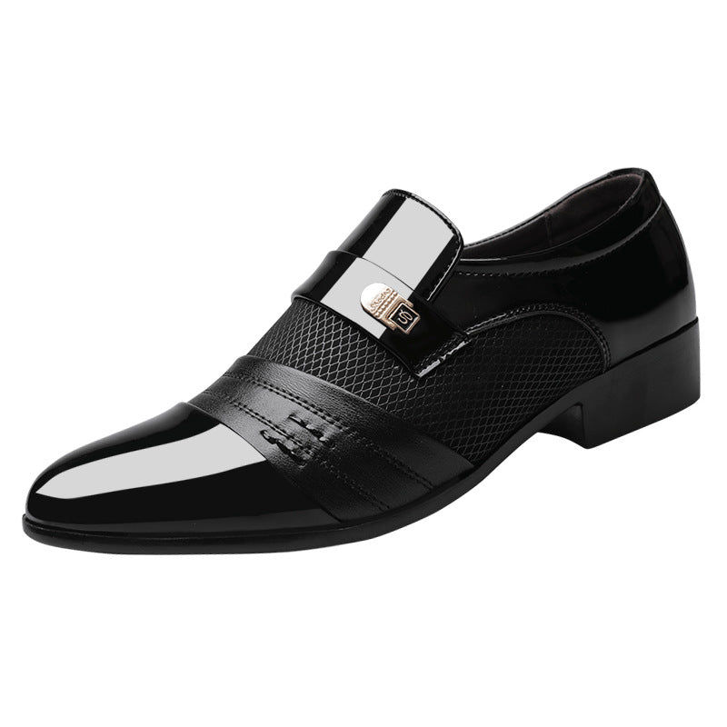 Men's Leather Shoes | Stylish Pointed Toe Casual Footwear With Rubber Sole