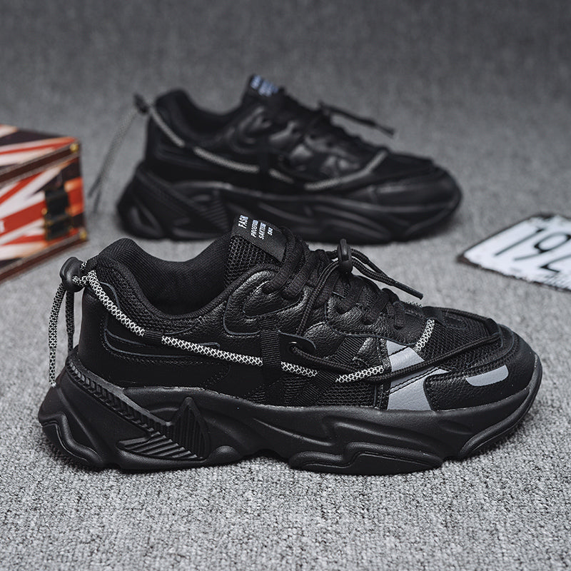 Chunky Sneakers Men | Breathable Mesh Shoes | Casual Walking Sneakers