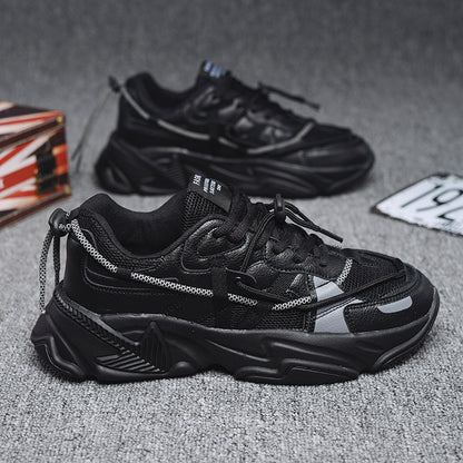 Chunky Sneakers Men | Breathable Mesh Shoes | Casual Walking Sneakers
