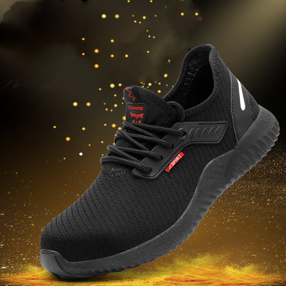 Breathable Safety Shoes | Lightweight Protective Work Safety Shoes | Steel Toe